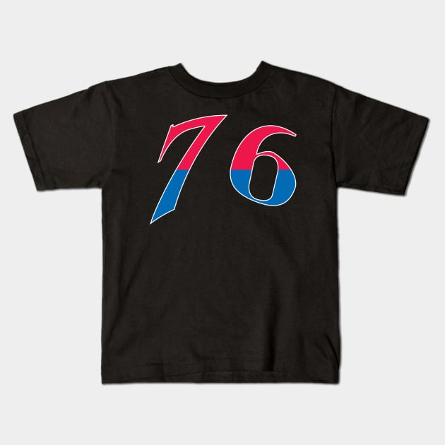 Sixers Kids T-Shirt by teakatir